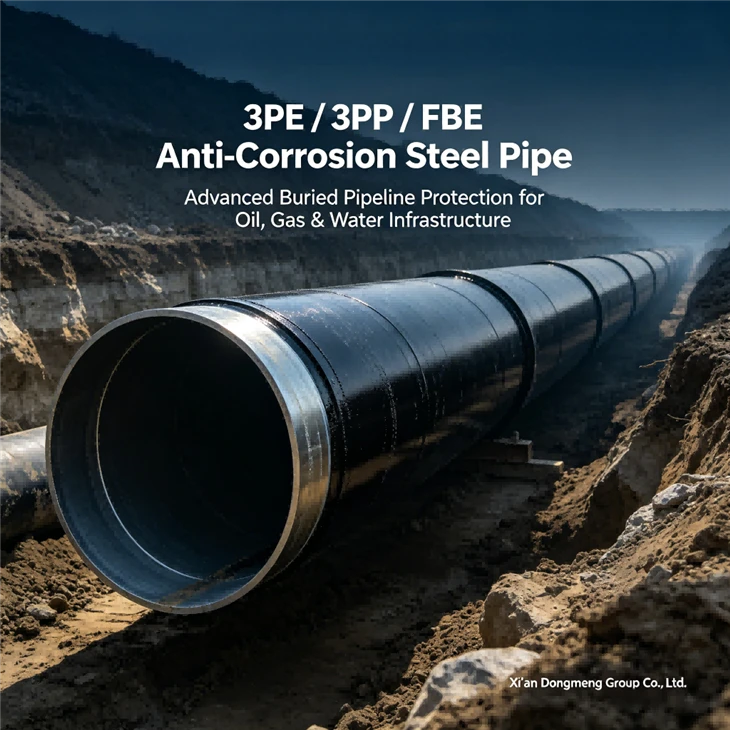 3PE / 3PP / FBE Coated Anti-Corrosion Steel Pipe | DIN & API Standard Pipeline Supplier